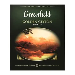 Чай Чёрный Гринфилд Цейлон / Greenfield Golden Ceylon (100 пак. х 2 г.)