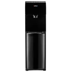 Кулер для воды ХотФрост /  HotFrost V450AMI BLACK компрессорный, напольный, с нижней загрузкой бутыли