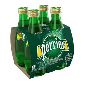 Вода Perrier минеральная газированная (0,33 л.) ПЭТ (1 уп. x 4 шт.)